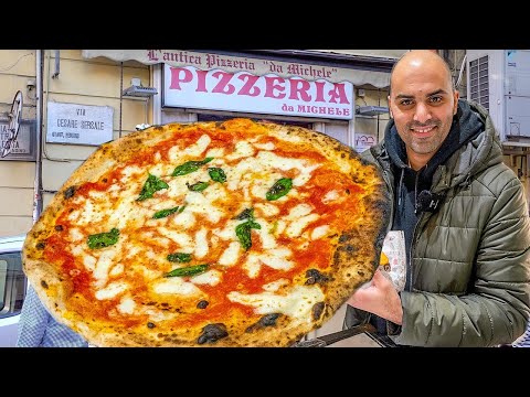 , title : 'LEVEL 9999 Street Food in NAPOLI, Italy - KING OF PIZZA - Italian Street food tour in Naples, Italy'