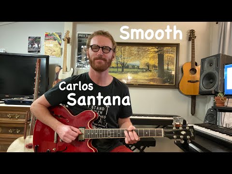 How To Play Smooth by Carlos Santana on Guitar - Solo, Fills + Chords Lesson