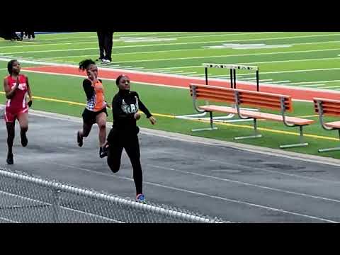 High School Girls 100 Meters Heat 1