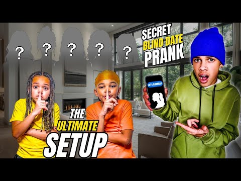 THEY SET HIM UP 😳 | Secret Blind Date Prank on Our Brother 😂