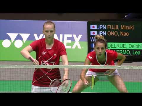 Fujii  Ono vs Delrue  Palermo WD, Final   YONEX Belgian Intl  2018