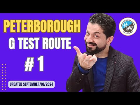 Peterborough G Test Route #1 || New Location