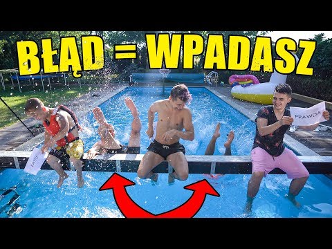 ŹLE ODPOWIESZ = WPADASZ DO BASENU!