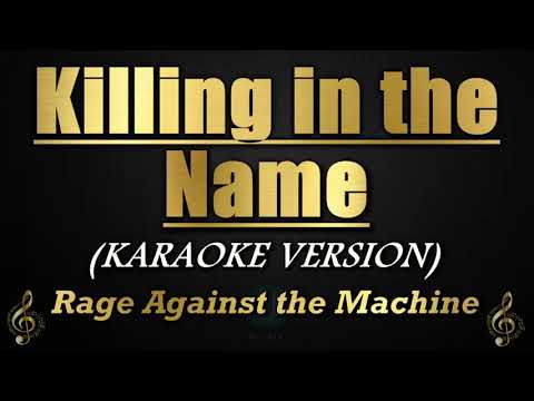 Killing in the Name - Rage Against the Machine/Machine Gun Kelly Cover (Karaoke/Instrumental)
