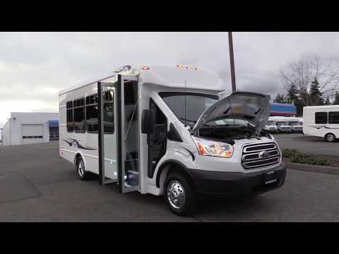 2019 Ford Starlite Transit 14 Passenger + Rear Luggage - S90976