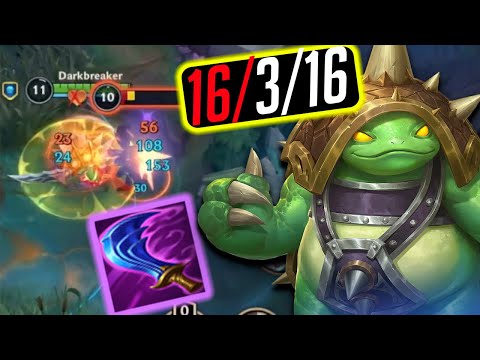 WILD RIFT PLAY RAMMUS LIKE A GIGA CHAD WITH THIS BROKEN BUILD