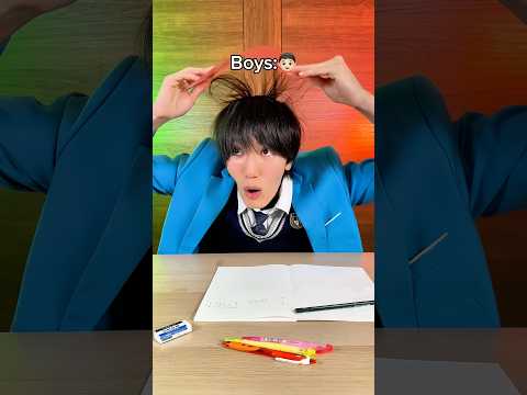 Girls vs Boys: Which one are you?🏫