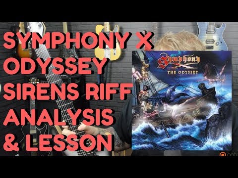 Symphony X Odyssey/Sirens Riff In Depth Theory Analysis & Guitar Lesson - Michael Romeo