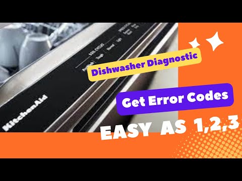 Part of a video titled DISHWASHER DIAGNOSTIC TEST—EASY AS 1-2-3 - YouTube