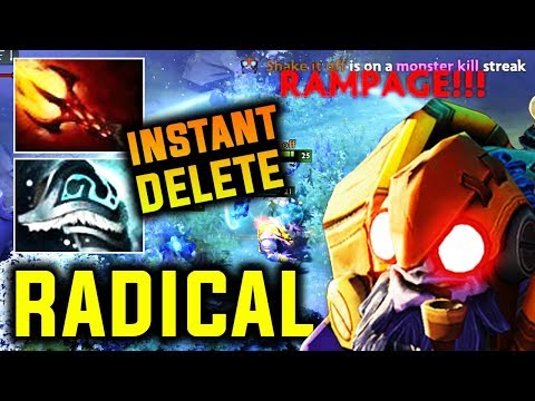OMG Radical With Crazy Fap Hands - Laser+Dagon+Shiva's = Instant Delete Dota 2