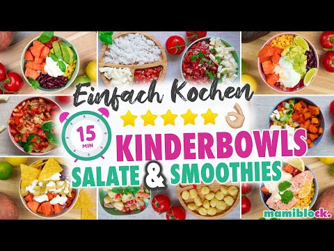 EINFACH Kochen 👌🏻| 15min Bowls & Salate für die schnelle Familienküche | mamiblock