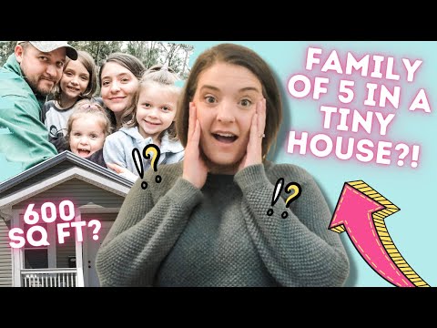 TINY HOUSE LIVING - 5 People, 2 cats + 1 dog in a 600 sq ft home
