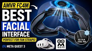 AMVR FC4M Magnetic Facial Interface for Meta Quest 3 - The Best For BOBOVR S3 Pro & AMVR BS1