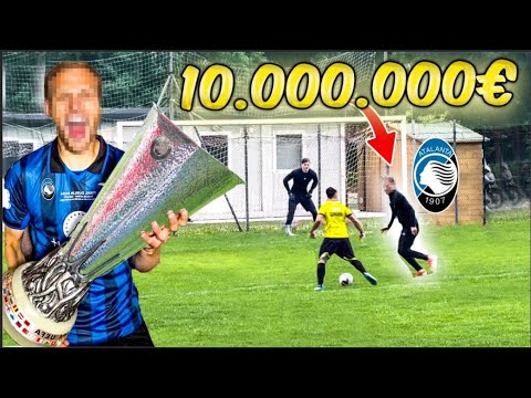 Sfidiamo un CALCIATORE di SERIE A da 10 MILIONI di EURO !!