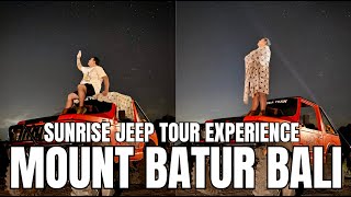 MT. BATUR SUNRISE JEEP TOUR | Epic Black Lava Adventure + IG-Worthy Café Stop in BALI