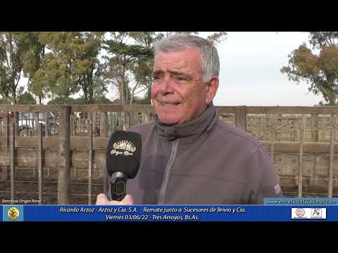 03-06-22 - Ricardo Arzoz - Arzoz & Cía. S.A. - Remate en conjunto a Sucesores de Brivio y Cía.