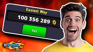 How to make 100m COINS in 8 Ball Pool ? (Easiest Way)