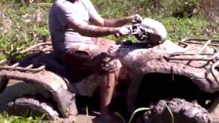 Tee-Mamou  can-am 800 (back woods boot!) pt 4