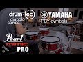 Pearl Mimic Pro // Yamaha PCY e-cymbals // drum-tec diabolo electronic drums