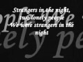 Frank Sinatra  Strangers In the Night (with Lyrics)