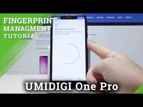 How to Set Up Fingerprint on UMIDIGI One Pro - Unlock by Fingerprint