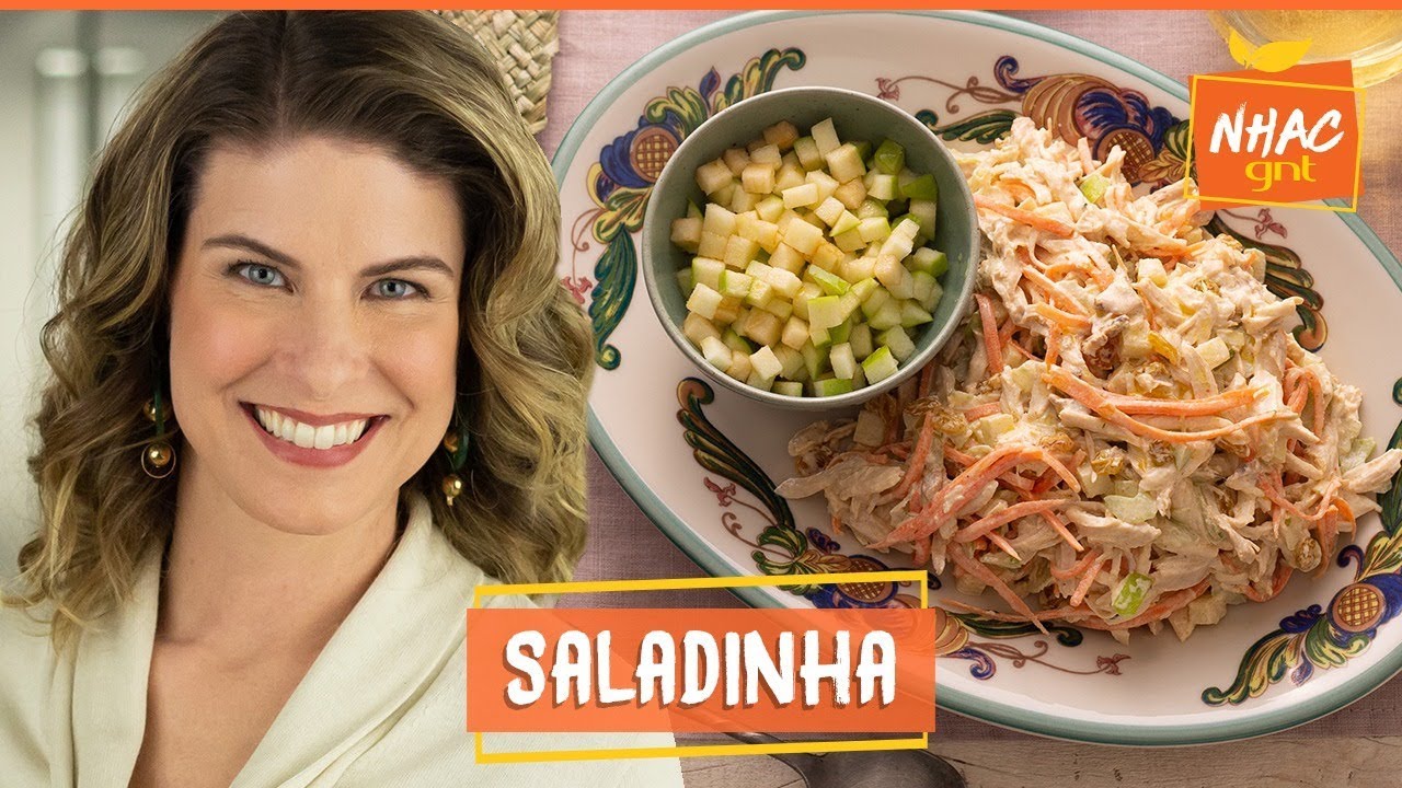 SALPICÃO DE FRANGO com maionese CASEIRA, maçã, uva-passa e iogurte | Rita Lobo | Cozinha Prática