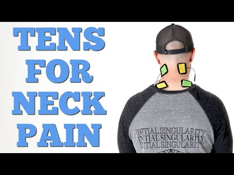 How to Use a TENS Unit With Neck Pain. Correct Pad Placement