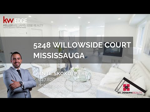 5248 Willowside Court Mississauga | 4K Walkthrough | St. Joseph Realty Team
