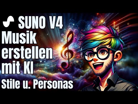 KI Musik erstellen mit SUNO V4 | Musikstile und Personas für deinen perfekten KI-Song