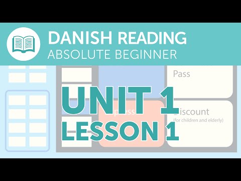 Danish Reading Practice for Absolute Beginners - Buying a Train Ticket