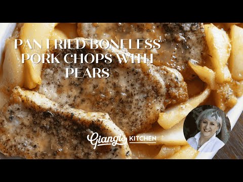 Easy Pork Chops and Pears Dinner in 15 Minutes!