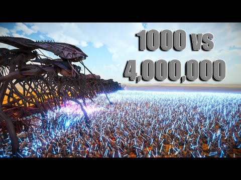 1000 Tripods vs 4,000,000 Jedi - uebs2 (4K)