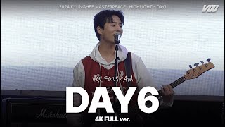 [V.O.U. 직캠] 240522 DAY6 직캠 4k Full ver. | 2024 경희대학교 봄 대동제 | 경희대 방송국 V.O.U.