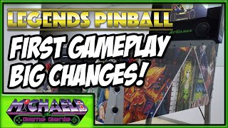 AtGames Legends Pinball Big Changes and First Gameplay | MichaelBtheGameGenie