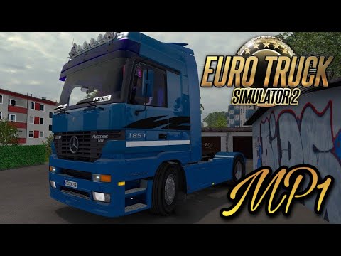 Euro Truck Simulator 2 Mercedes Benz Actros mp1 Night drive