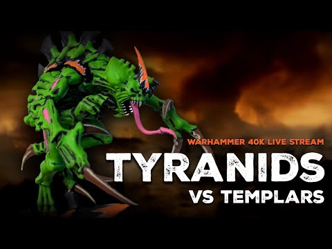 BLACK TEMPLARS VS TYRANIDS | WARHAMMER 40K BATTLE REPORT