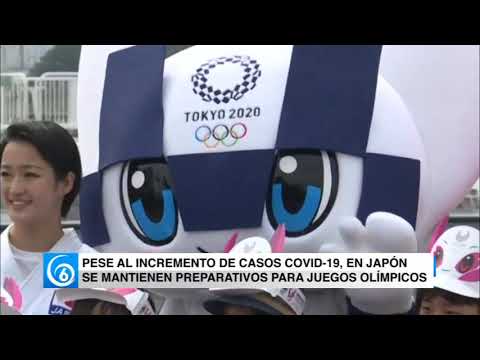 Pese al incremento de casos Covid-19, en Japón se mantienen preparativos para Juegos Olímpicos
