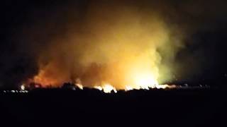 preview picture of video 'Marsh Fire, Corte Madera, Jan 2, 2014'
