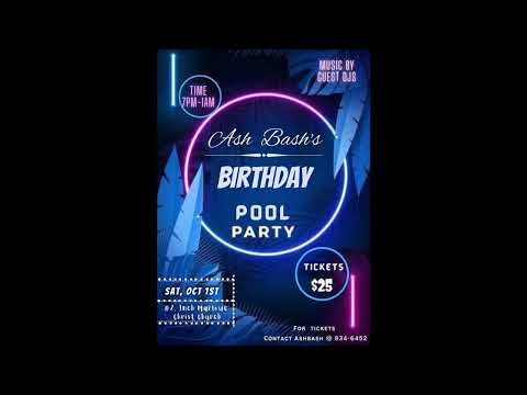 DJ PLUG & SCOOBY - ASH BASH'S BIRTHDAY POOL PARTY (OCT 1ST 2022)