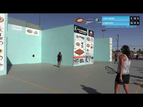 Women's Doubles Pro Quarters Hoeft/Brewer vs Franco/Neils - 3 Wall Ball World Outdoor Championships