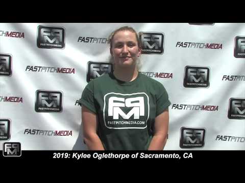 2019 Kylee Oglethorpe Catcher and Third Base Softball Skills Video