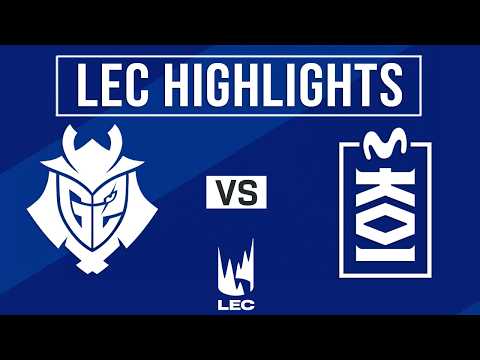 G2 vs MKOI Highlights ALL GAMES | LEC 2026 Playoffs | G2 Esports vs Movistar KOI