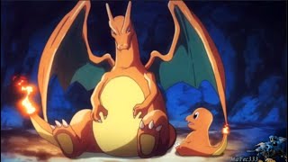 Charizard&#39;s Black Sky - Original and Edited Comparison
