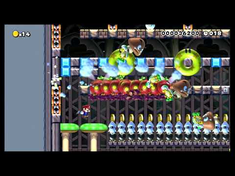 3K Stars! 40 Second EasySpeedrun by →★Wesley★→ - SUPER MARIO MAKER - NO COMMENTARY 1bf