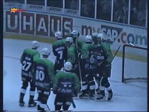 4 Spieltag DEL 1999 2000 Adler Mannheim vs ESC Moskitos Essen