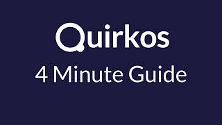 Quirkos Web - 4分チュートリアル