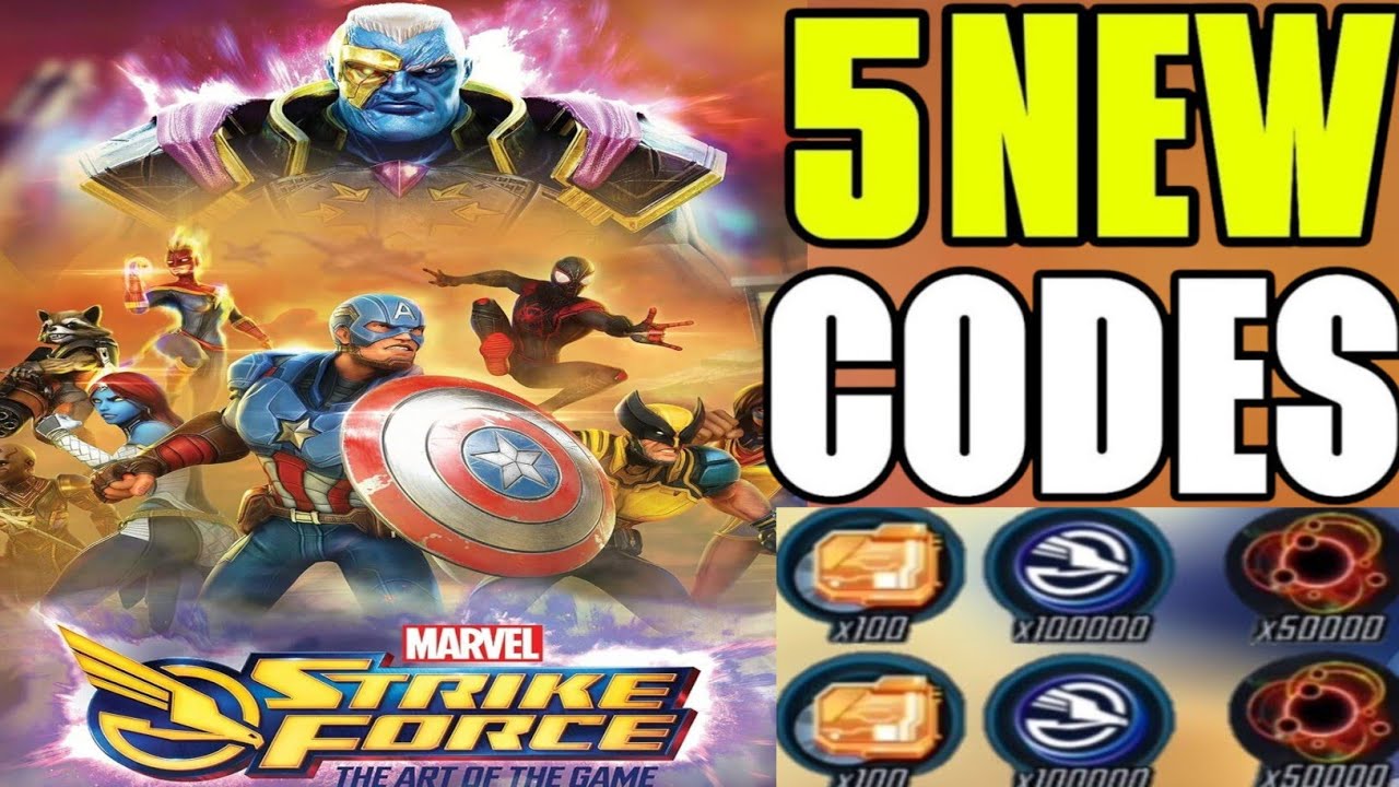 Marvel Strike Force Promo Codes April 2026 🦸‍♂️ NEW Working Codes (FREE Gold & Power Cores!)