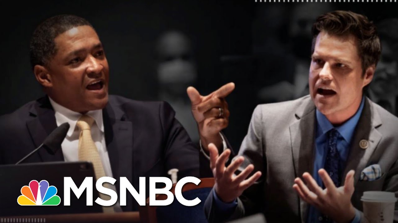 Cedric Richmond Gets In Fiery Exchange With Matt Gaetz Over Race | The 11th Hour | MSNBC - YouTube