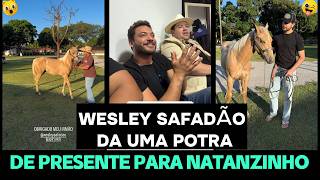 WESLEY SAFADÃO DÁ UMA POTRA DE PRESENTE PARA NATANZINHO