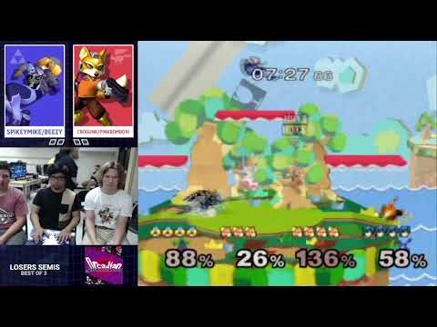 Muxedo & GamerZach (B) vs. Beezy & SpikeyMike (B) - Losers Finals - SK Arcadian 2022